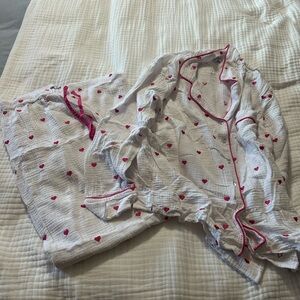 Splendid White Sleepwear with Pink Accents